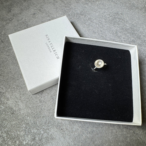 Nina Ullrich Hemisphere Ring Polished Large
